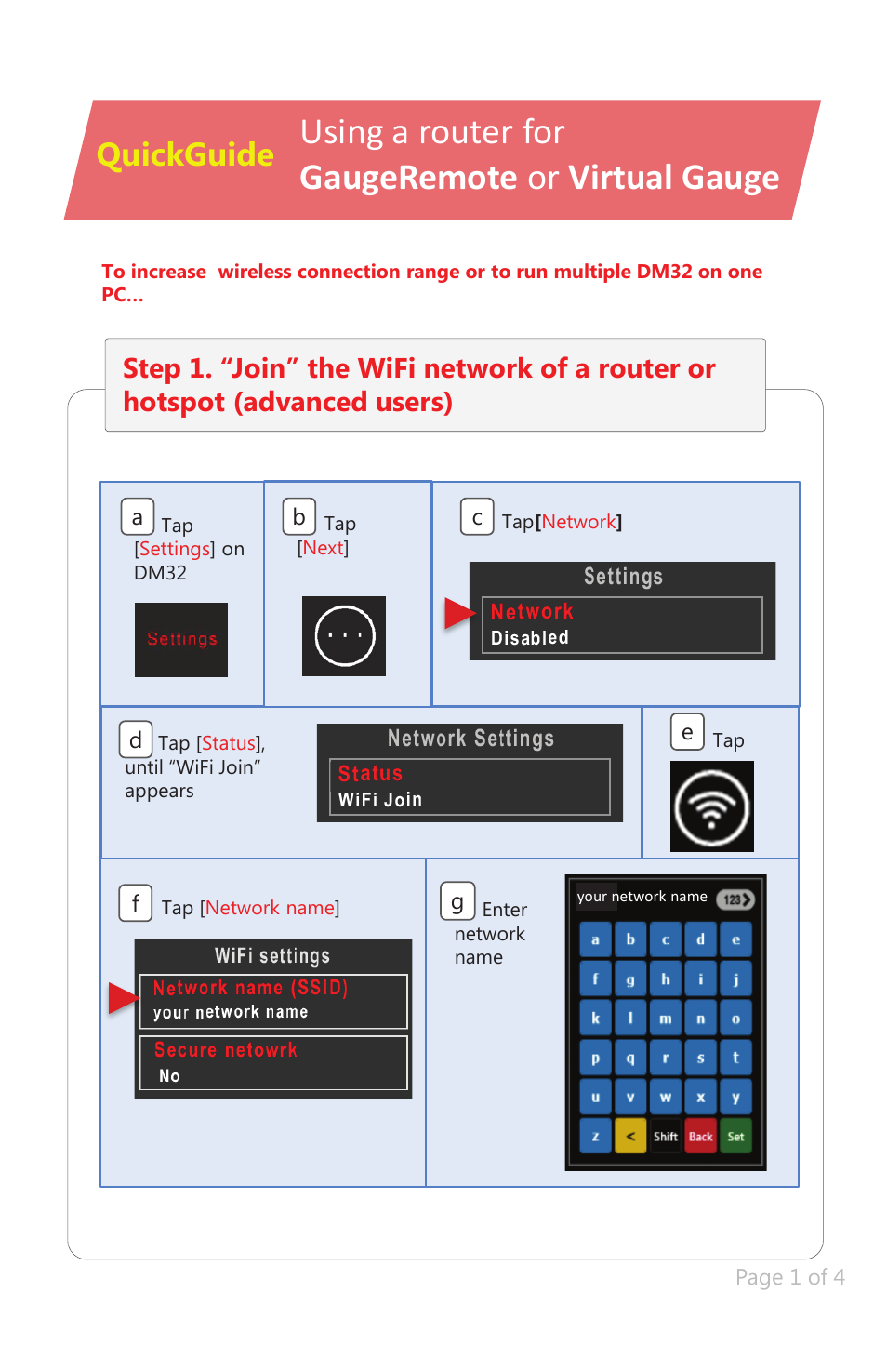 Retrotec DM32 WiFi User Manual | 4 pages