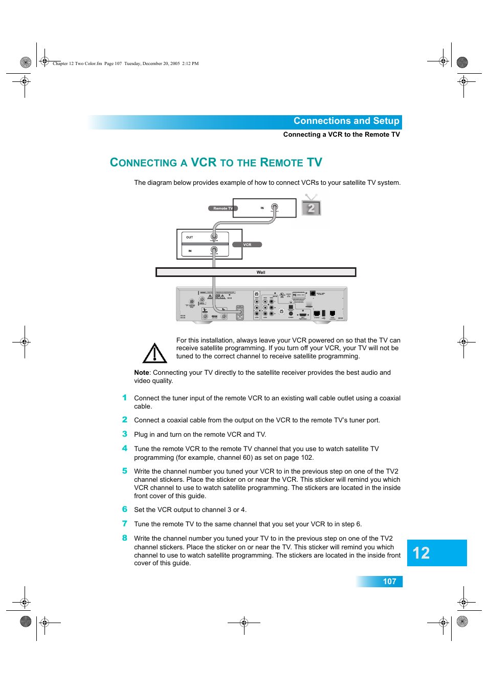 Onnecting, Emote | Dish Network DuoDVR ViP 622 User Manual | Page 114 / 154