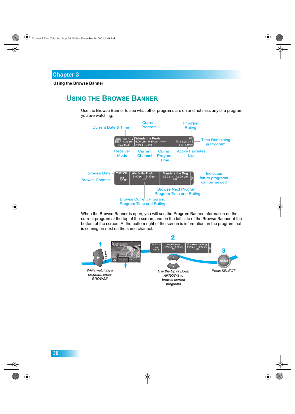 Sing, Rowse, Anner | Dish Network DuoDVR ViP 622 User Manual | Page 37 / 154