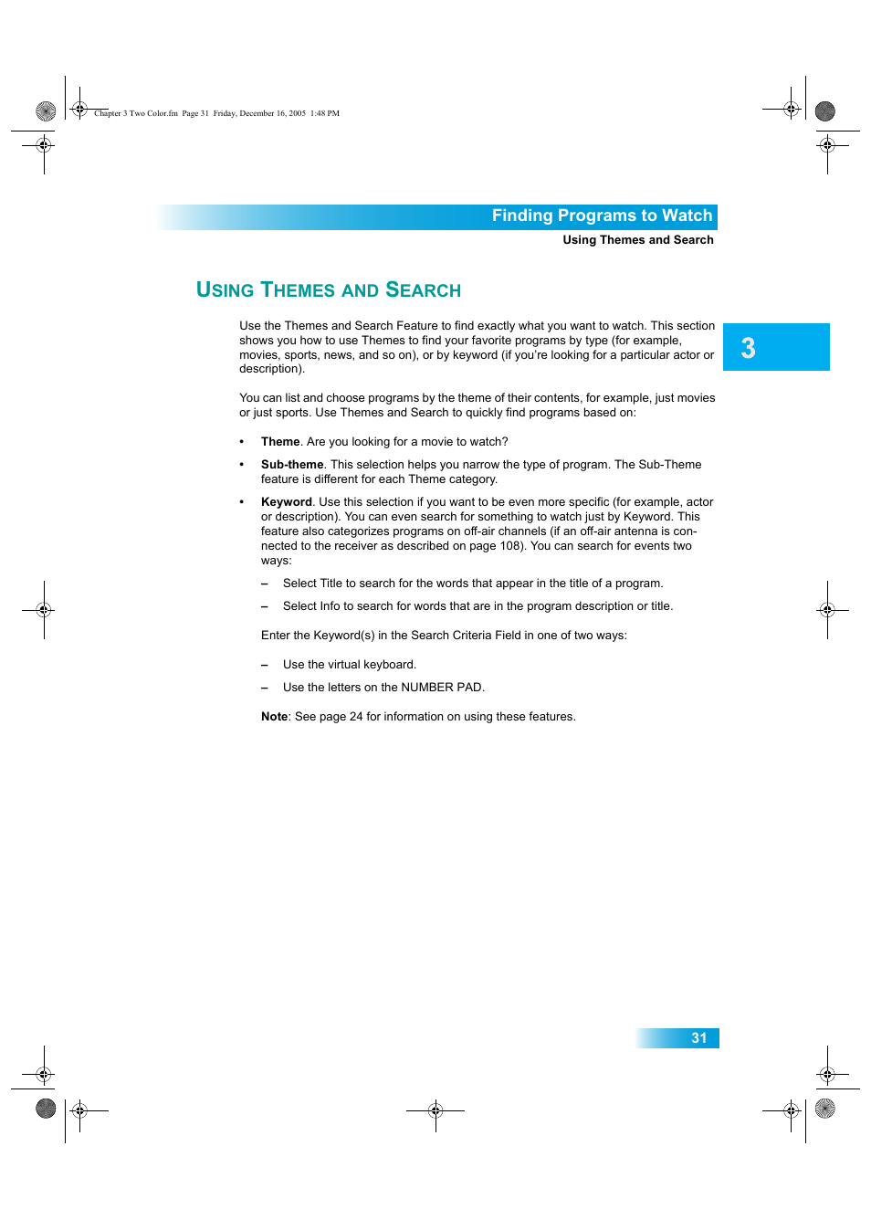 Sing, Hemes, Earch | Dish Network DuoDVR ViP 622 User Manual | Page 38 / 154