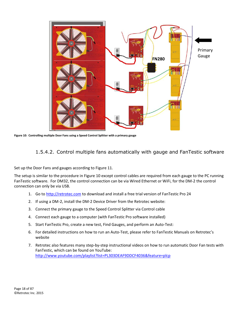 Retrotec Blower Door User Manual | Page 18 / 87