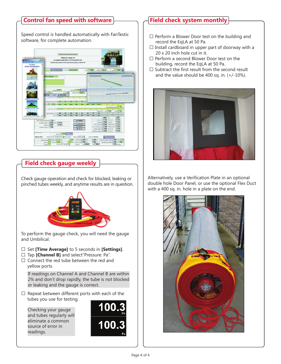 Retrotec Blower Door with DM32 User Manual | Page 4 / 4