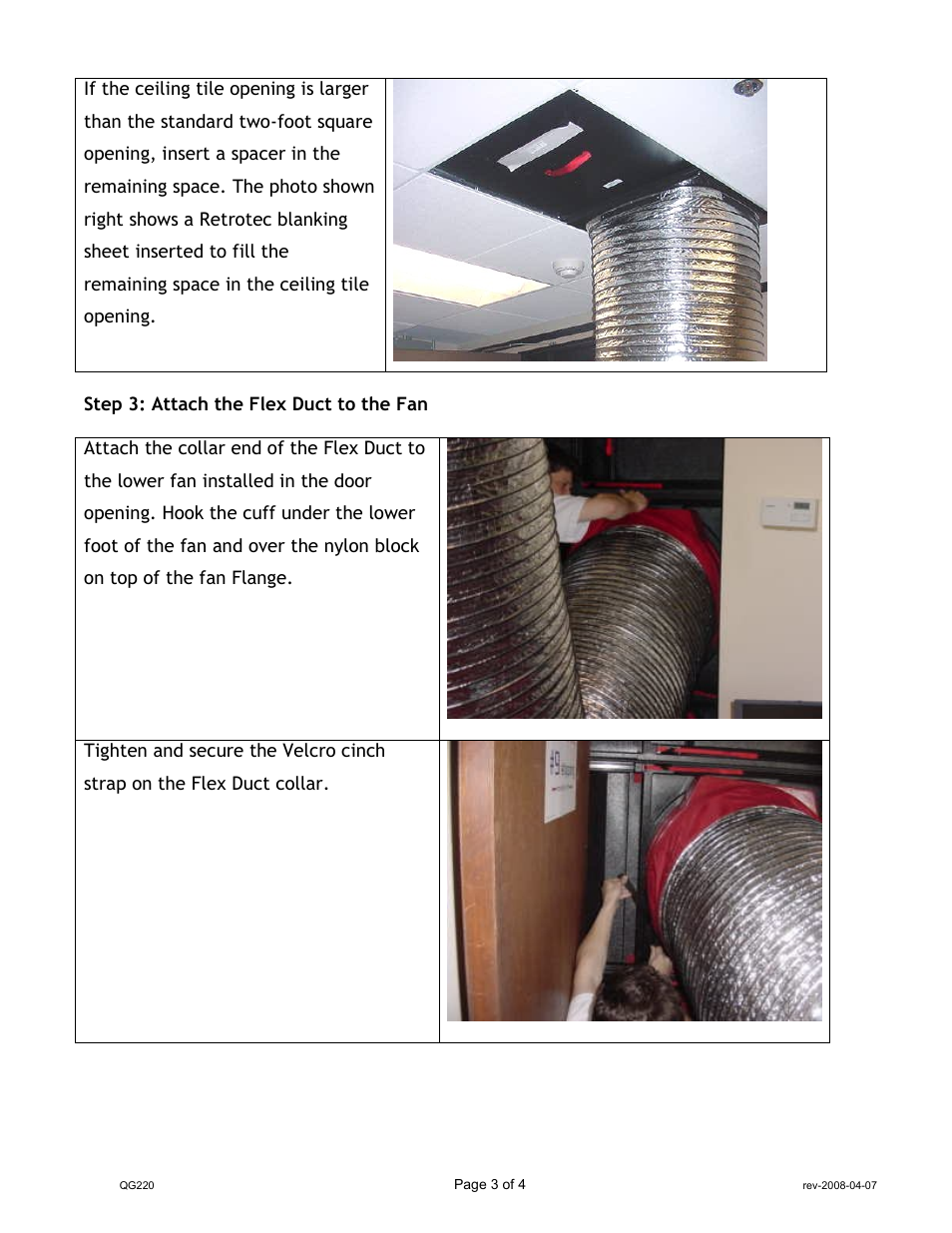 Retrotec Leakage Split Kit User Manual | Page 3 / 4