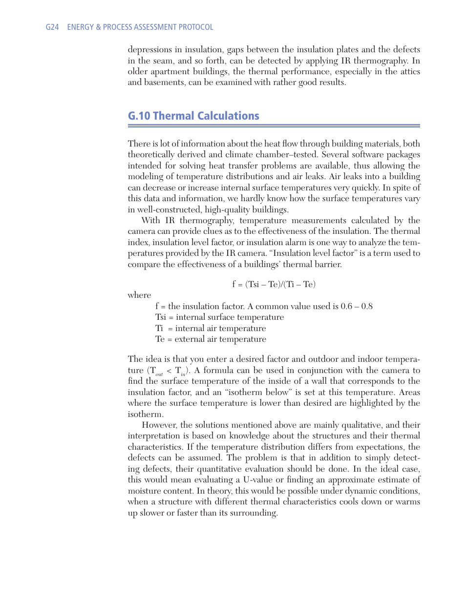 G.10 thermal calculations | Retrotec USACE User Manual | Page 354 / 468