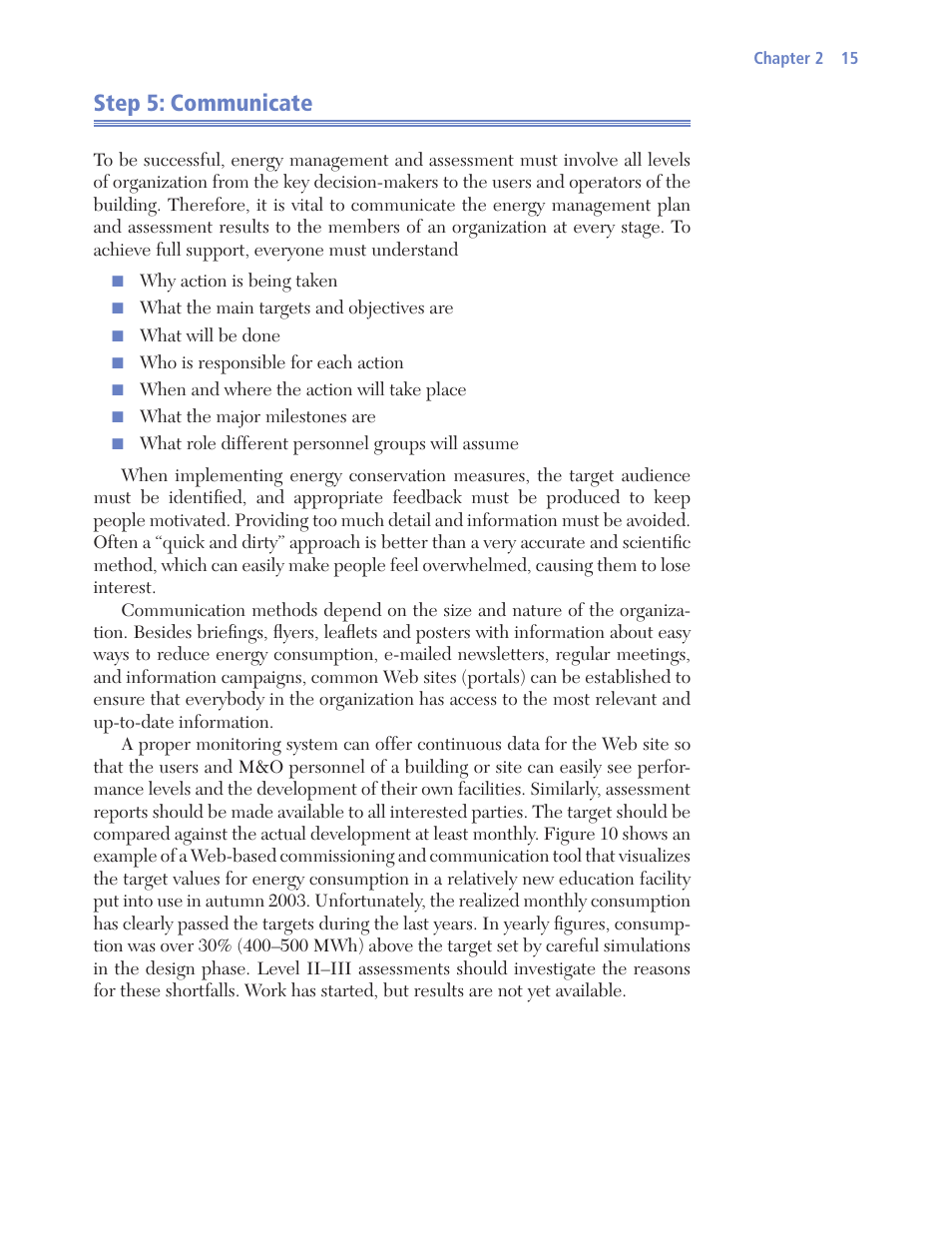 Step 5: communicate | Retrotec USACE User Manual | Page 37 / 468