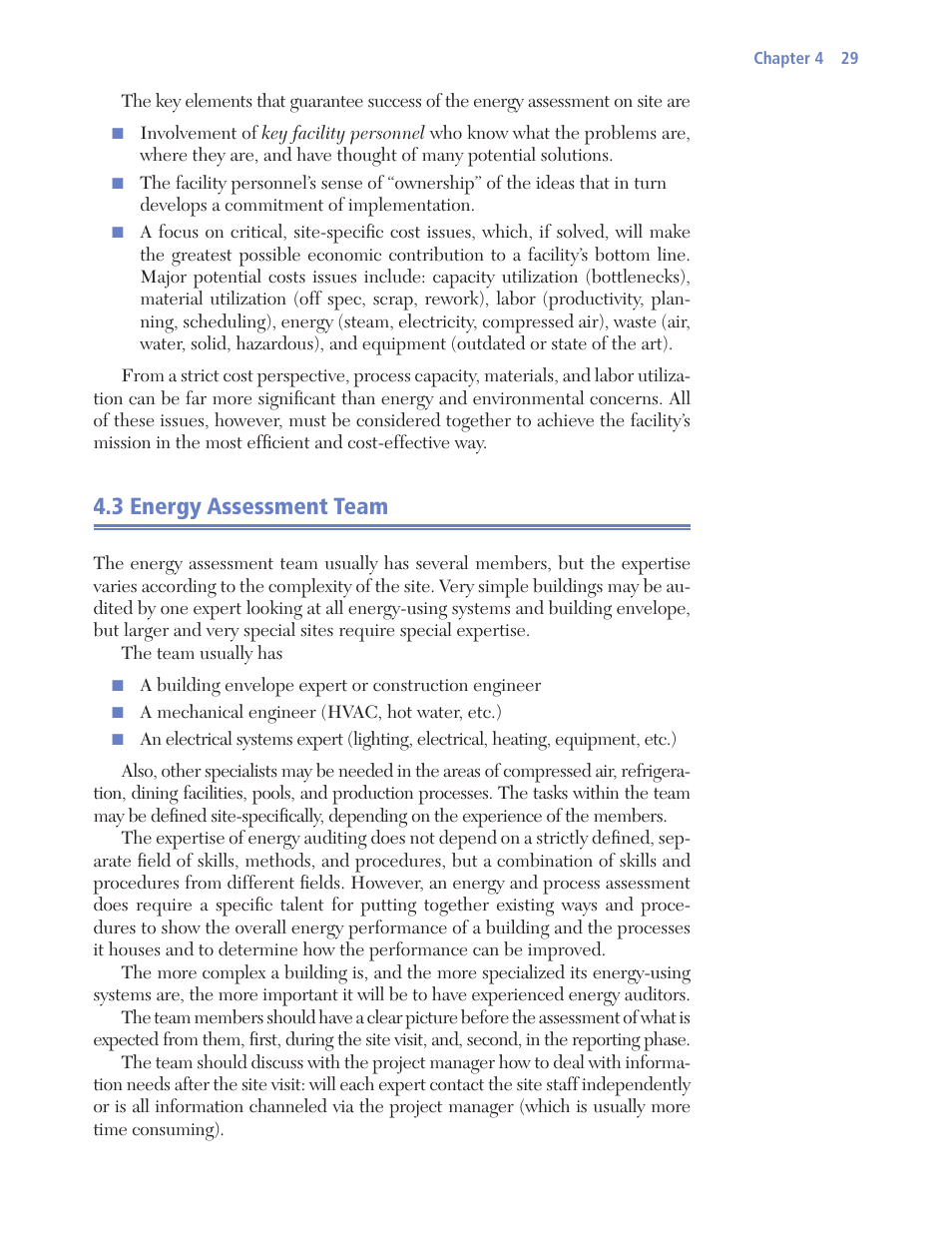 3 energy assessment team | Retrotec USACE User Manual | Page 51 / 468