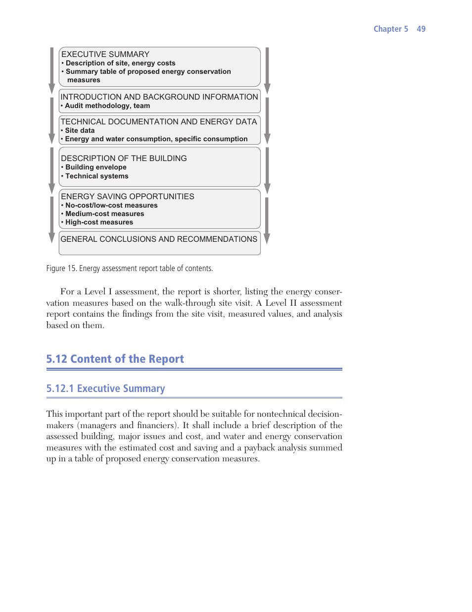 12 content of the report, 1 executive summary | Retrotec USACE User Manual | Page 71 / 468