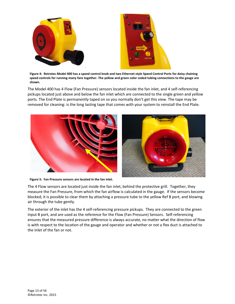 Retrotec Commercial 441 and 451 DucTester User Manual | Page 13 / 56