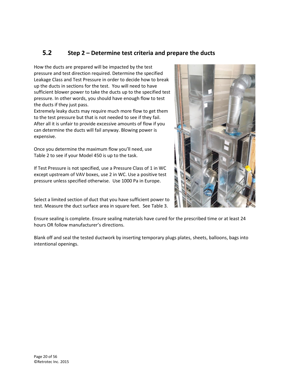 Retrotec Commercial 441 and 451 DucTester User Manual | Page 20 / 56