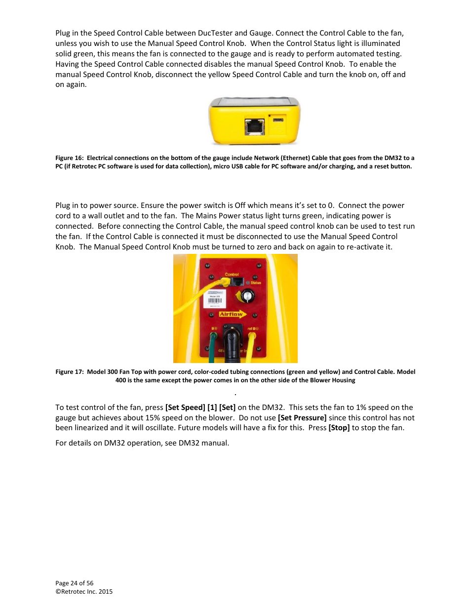 Retrotec Commercial 441 and 451 DucTester User Manual | Page 24 / 56