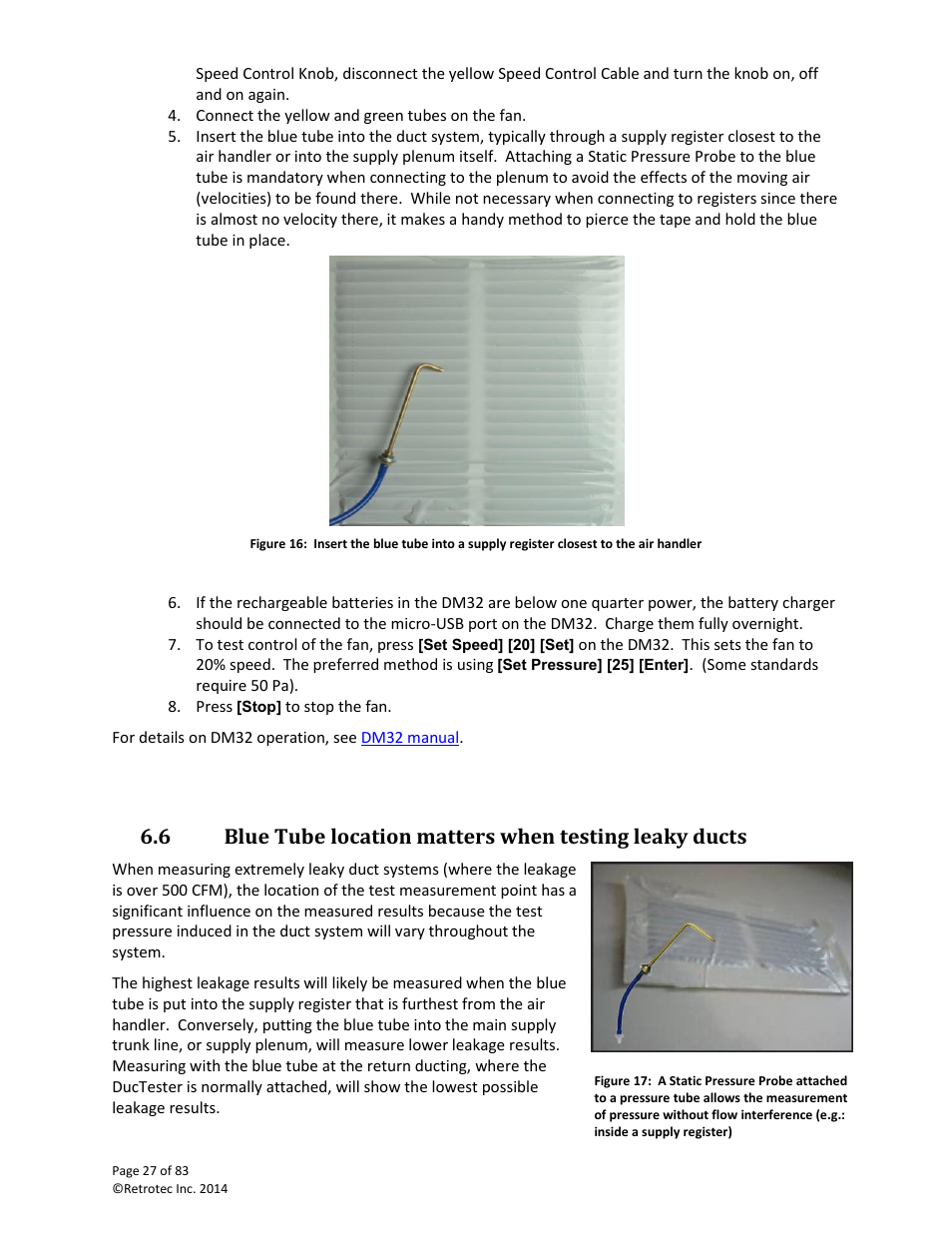 Retrotec DucTester 341 User Manual | Page 27 / 83