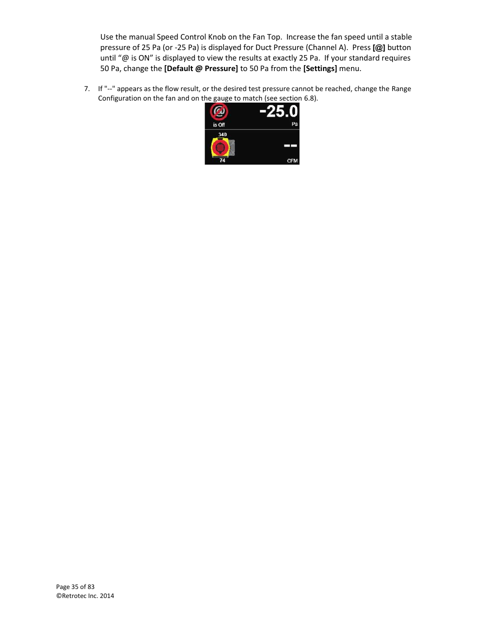 Retrotec DucTester 341 User Manual | Page 35 / 83