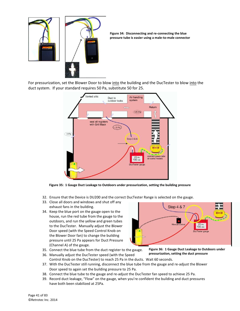 Retrotec DucTester 341 User Manual | Page 41 / 83