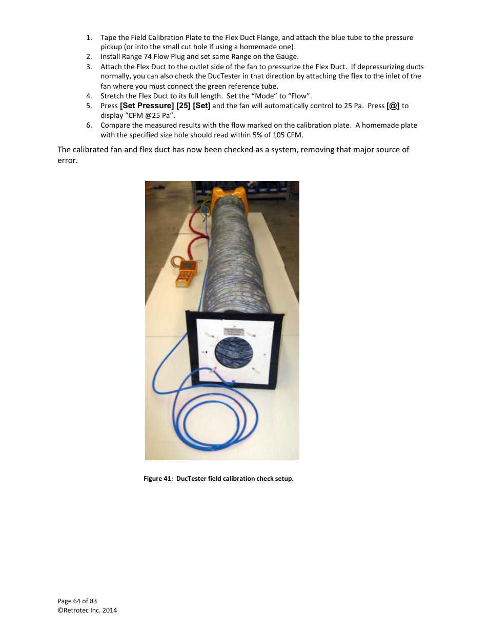 Retrotec DucTester 341 User Manual | Page 64 / 83