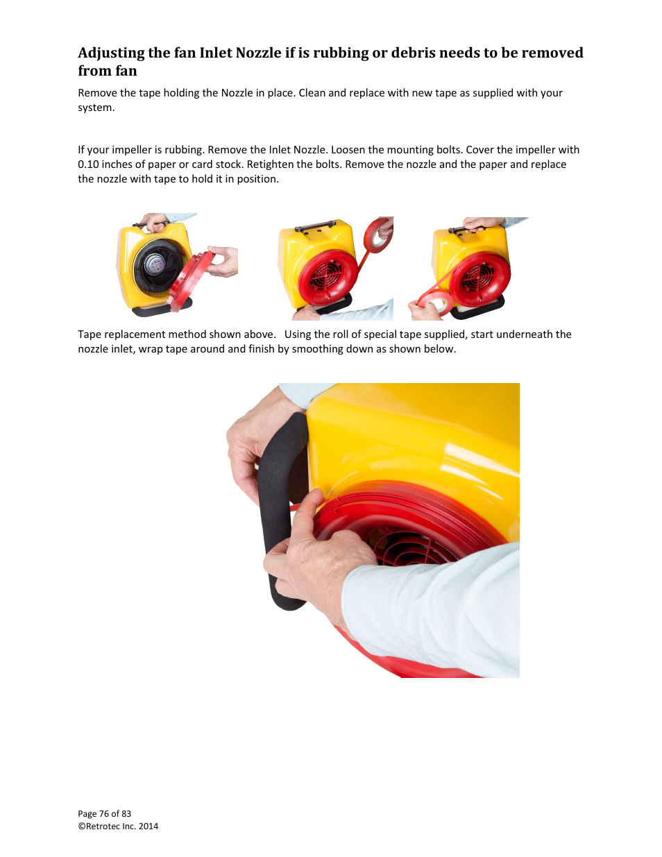 Retrotec DucTester 341 User Manual | Page 76 / 83
