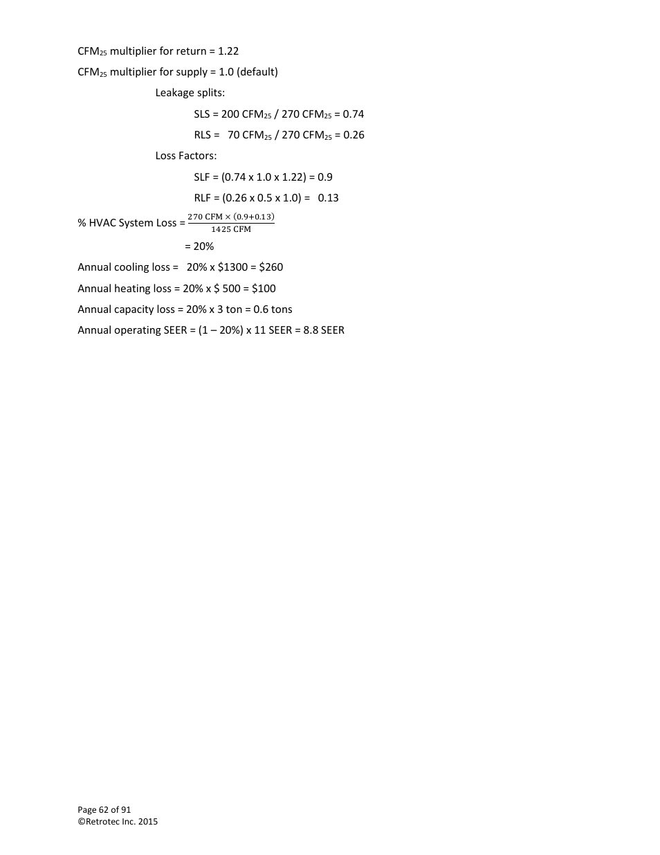 Retrotec DucTester 200 Series Residential Applications User Manual | Page 62 / 91