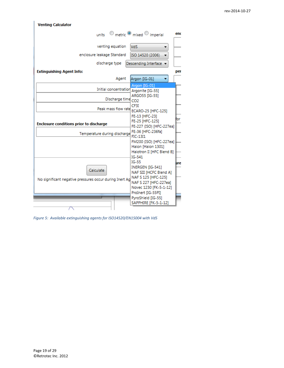 Retrotec FanTestic Integrity (Venting Calculator) User Manual | Page 19 / 29