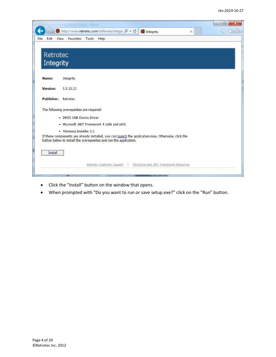 Retrotec FanTestic Integrity (Venting Calculator) User Manual | Page 4 / 29