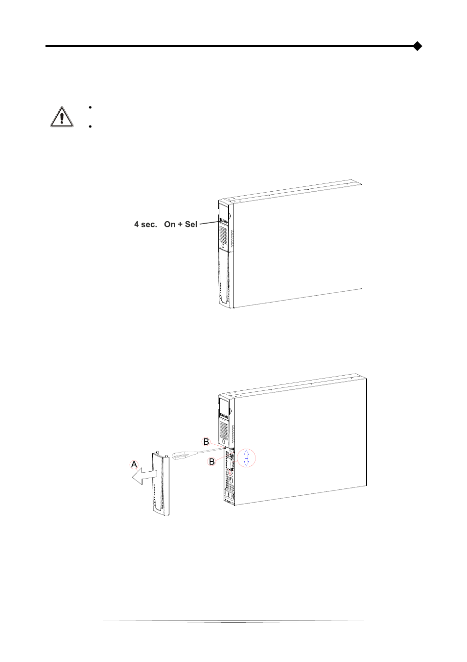 Attery pack replacement | Riello UPS Sentinel Dual (Low Power) (1000 - 3000 VA) User Manual | Page 24 / 32