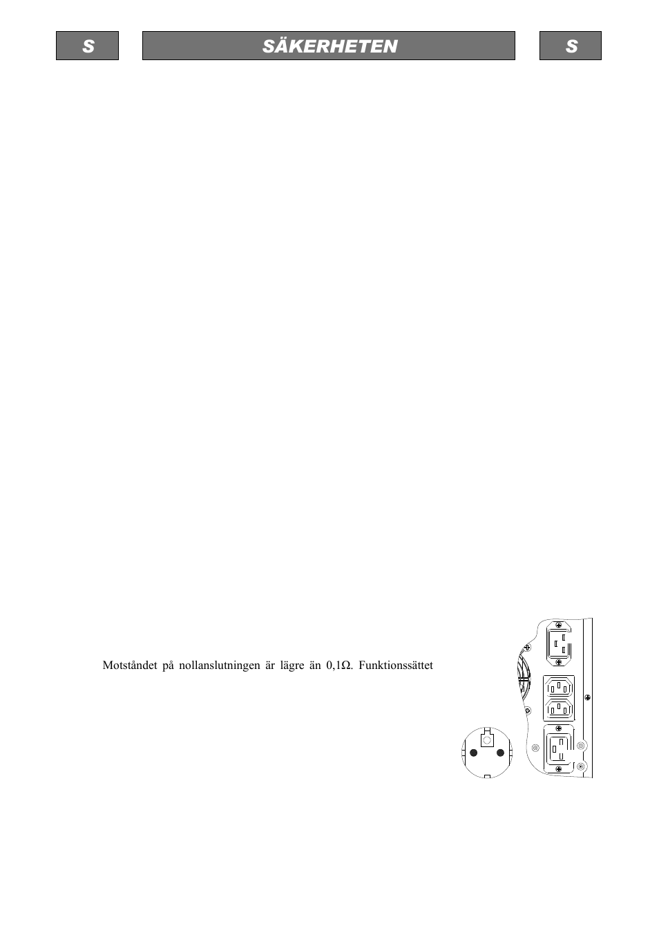 Ssäkerheten s | Riello UPS Sentinel Dual (High Power) (3.3 - 10 kVA) User Manual | Page 11 / 146