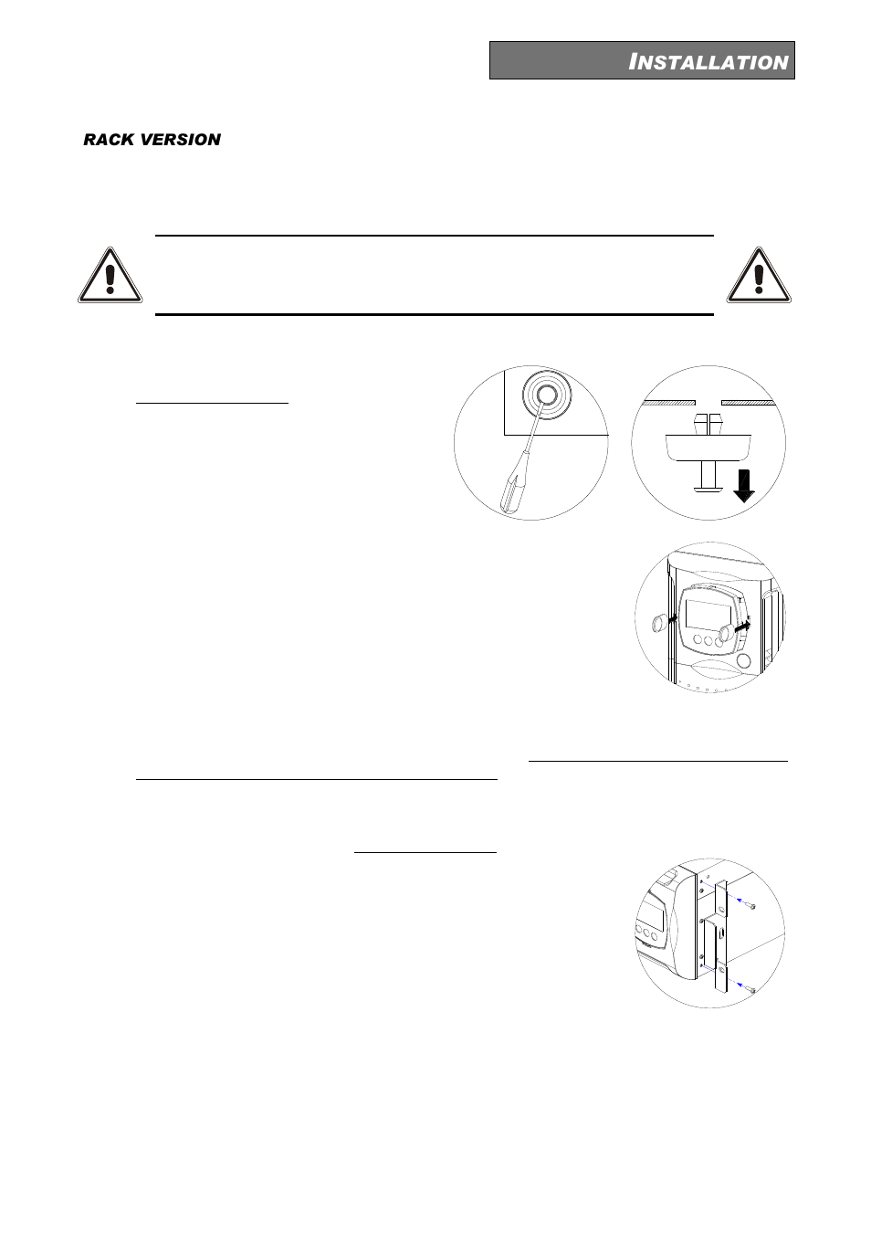 Rack version | Riello UPS Sentinel Dual (High Power) (3.3 - 10 kVA) User Manual | Page 49 / 146