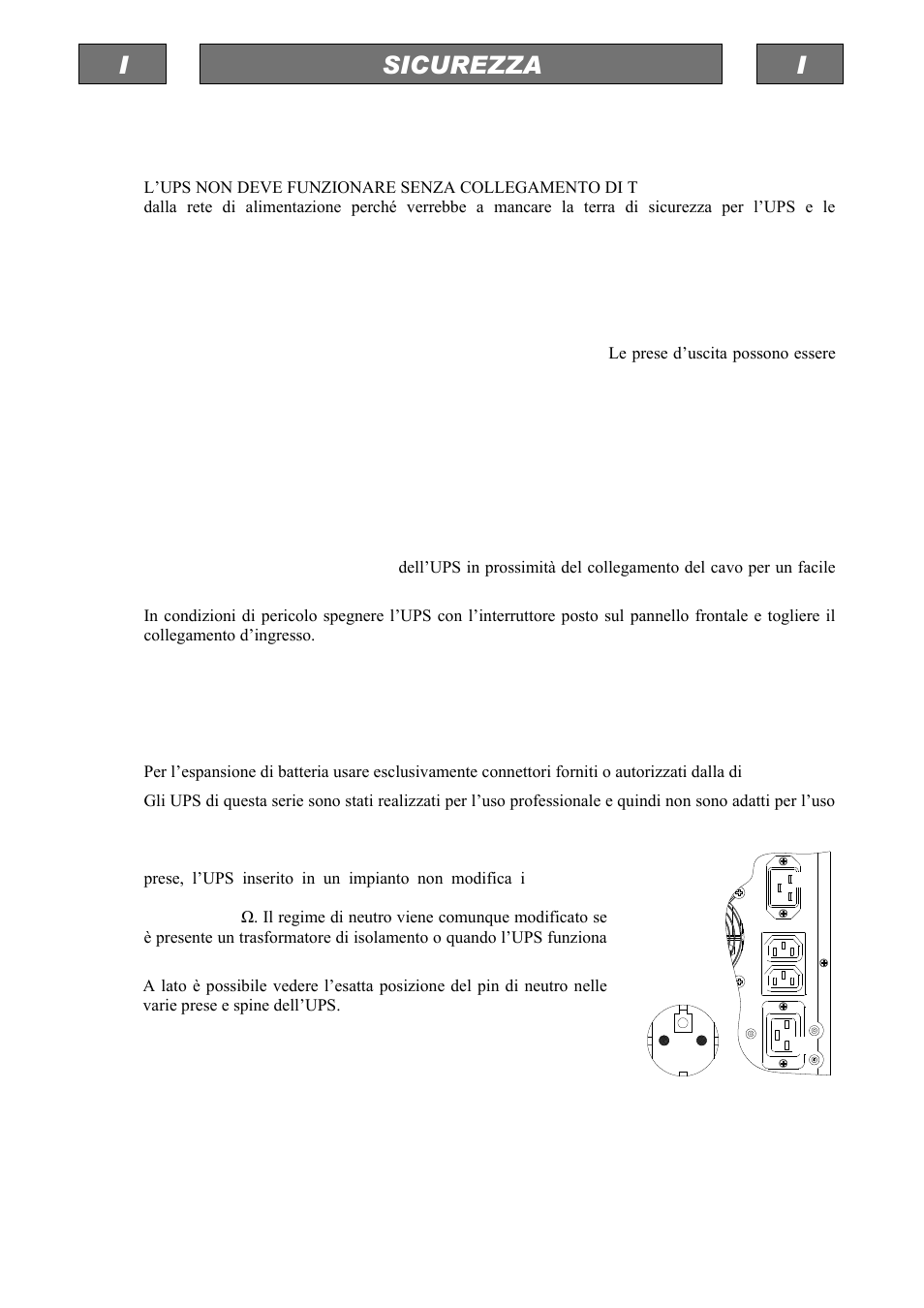 Isicurezza i | Riello UPS Sentinel Dual (High Power) (3.3 - 10 kVA) User Manual | Page 5 / 146