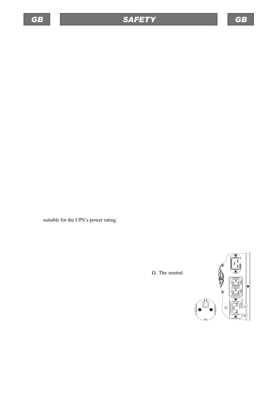 Gb safety gb | Riello UPS Sentinel Dual (High Power) (3.3 - 10 kVA) User Manual | Page 6 / 146