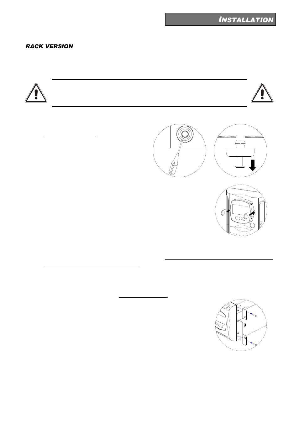 Rack version | Riello UPS Sentinel Dual (High Power) (3.3 - 10 kVA) User Manual | Page 51 / 156