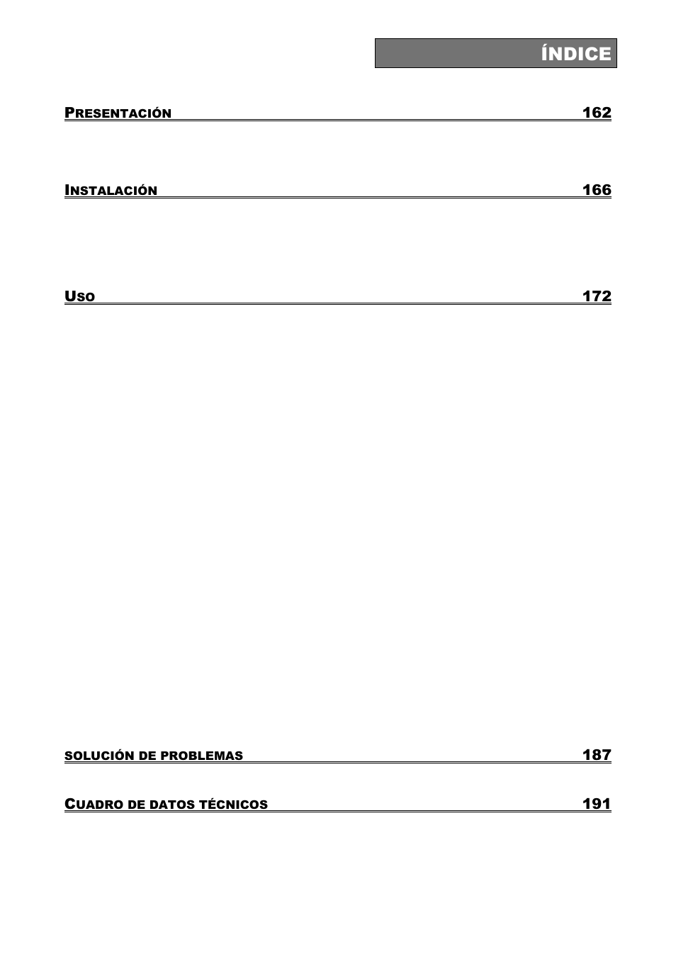 Índice | Riello UPS Sentinel Dual (High Power) (3.3 - 10 kVA) User Manual | Page 161 / 196