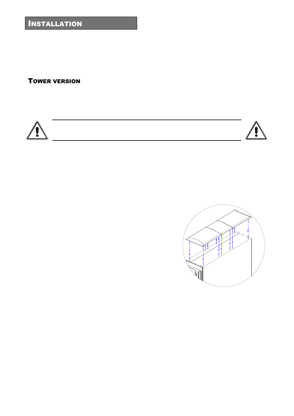 Ower version | Riello UPS Sentinel Dual (High Power) (3.3 - 10 kVA) User Manual | Page 60 / 196