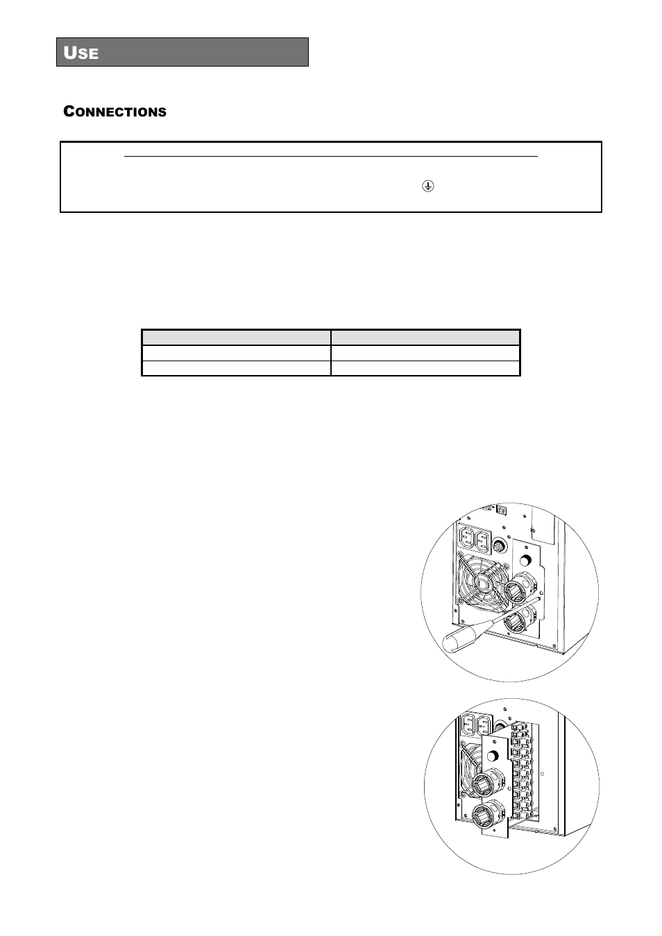 Onnections | Riello UPS Sentinel Dual (High Power) (3.3 - 10 kVA) User Manual | Page 64 / 196