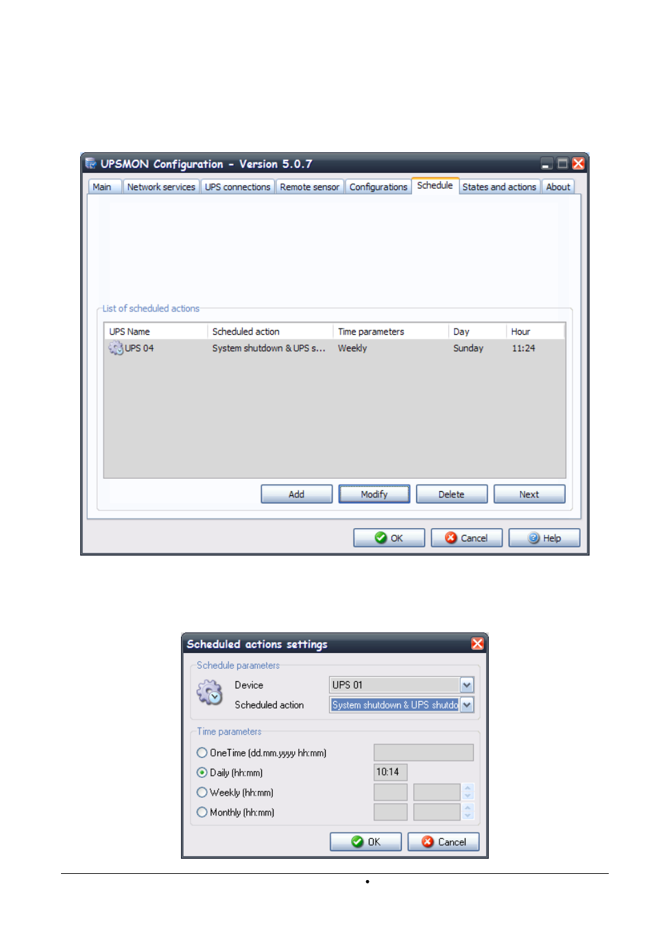 6 action scheduler | Riello UPS PowerShield³ User Manual | Page 33 / 83
