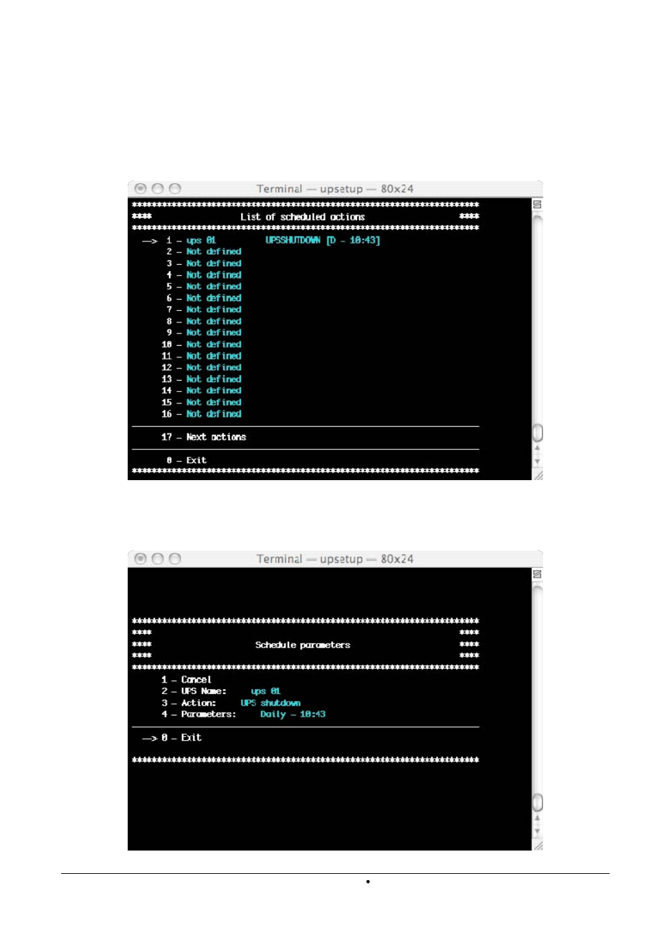 4 scheduler | Riello UPS PowerShield³ User Manual | Page 49 / 83