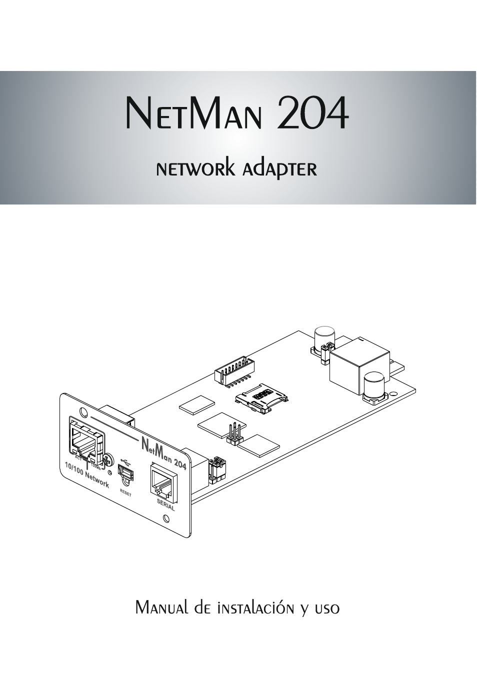 Riello UPS NetMan 204 User Manual | 48 pages