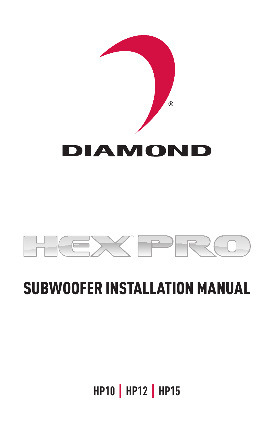 Diamond HP15 User Manual | 8 pages