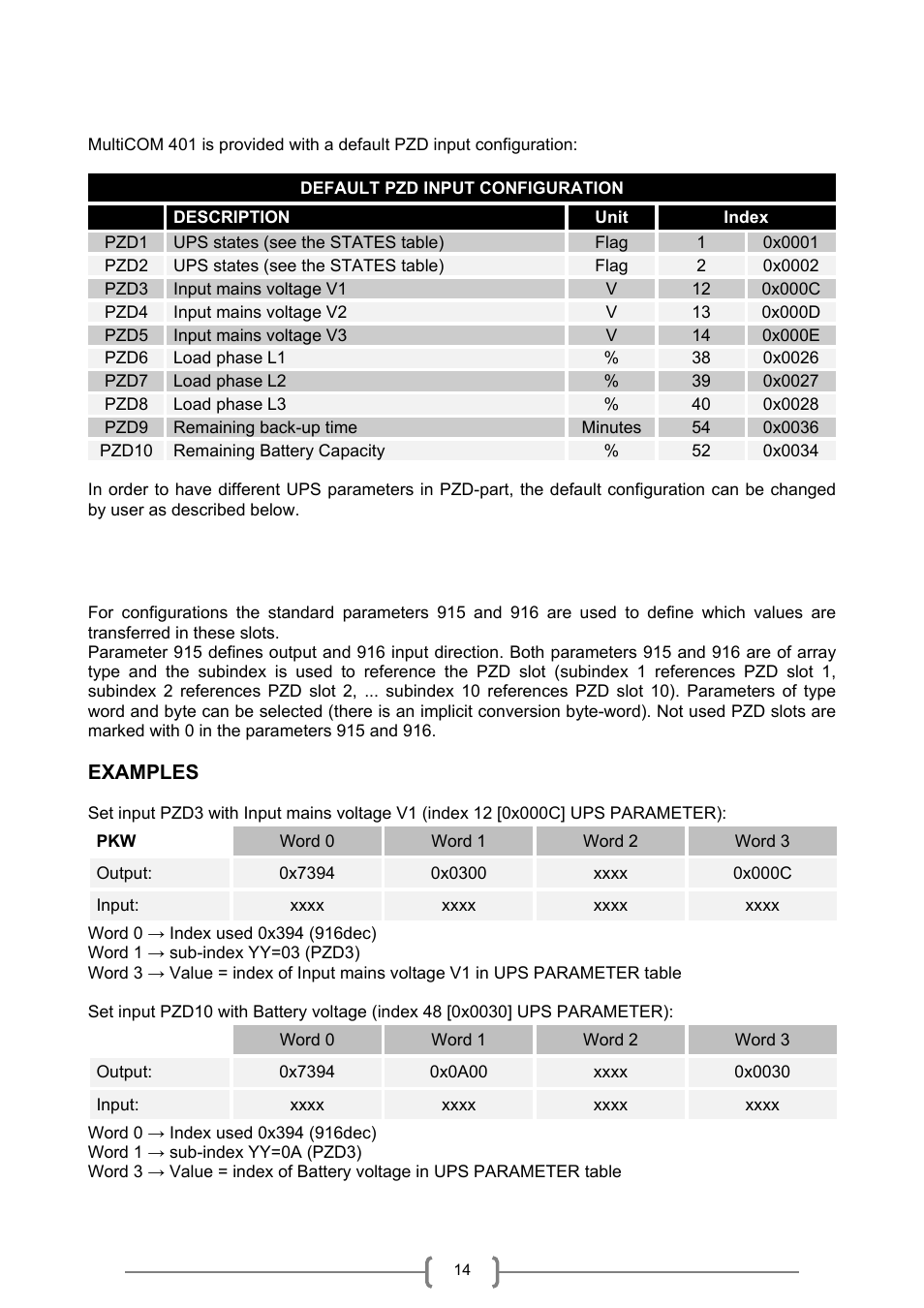 Riello UPS MultiCOM 401 User Manual | Page 14 / 24