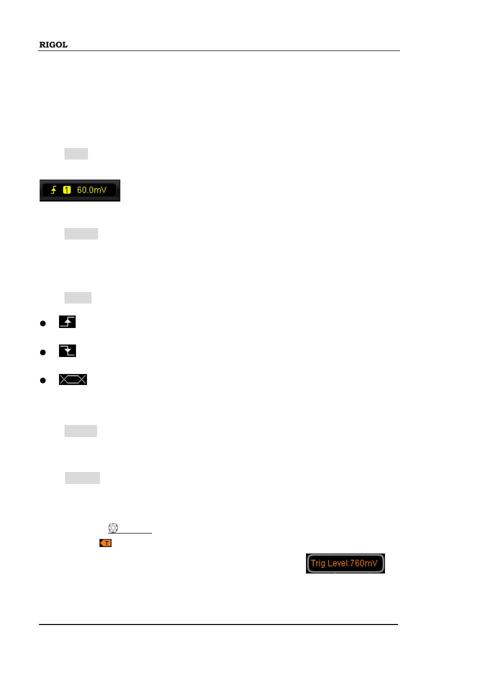 Edge trigger, Edge trigger -8 | RIGOL DS6000 Series User Manual | Page 100 / 280