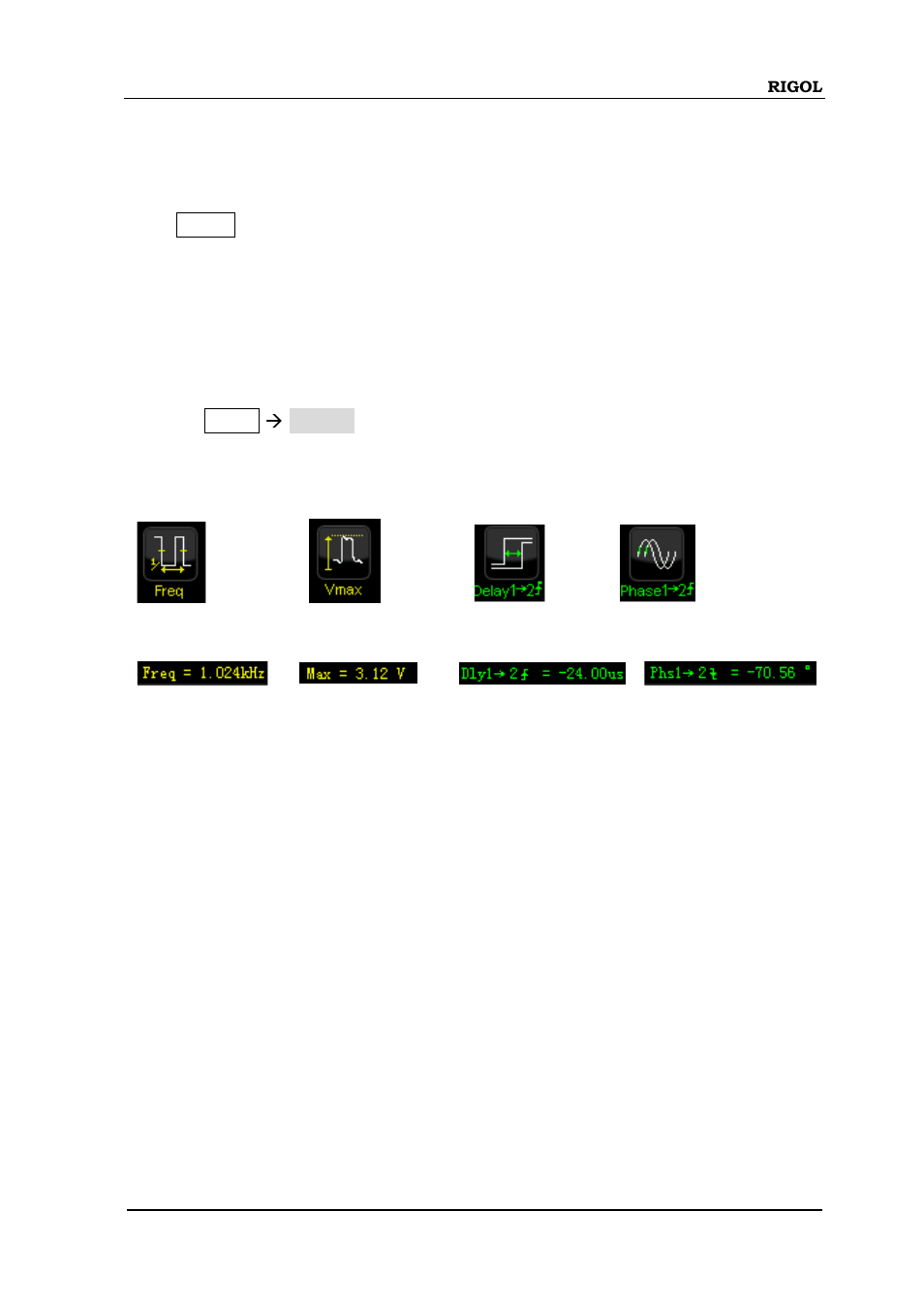 One-key measurement of 24 parameters, One-key measurement of 24 parameters -15 | RIGOL DS6000 Series User Manual | Page 139 / 280