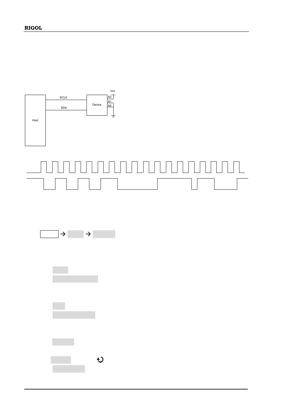 I2c decoding (option), I2c decoding (option) -10 | RIGOL DS6000 Series User Manual | Page 168 / 280