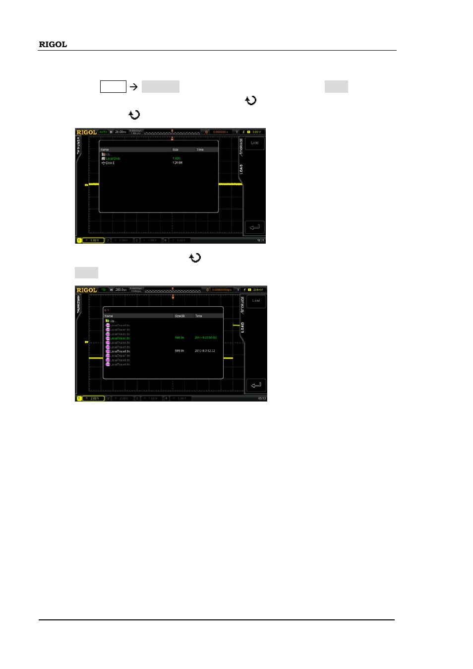 RIGOL DS6000 Series User Manual | Page 216 / 280