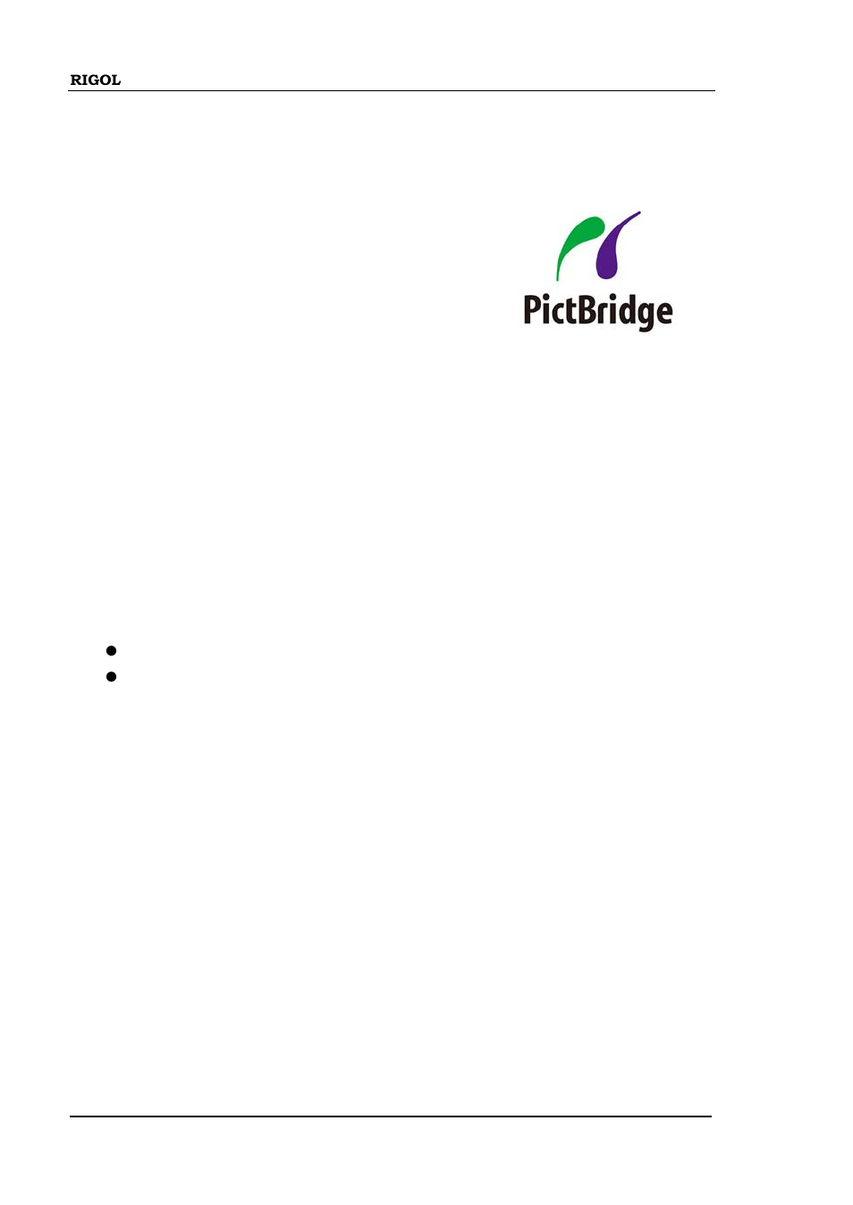Pictbridge print, Pictbridge print -20 | RIGOL DS6000 Series User Manual | Page 252 / 280