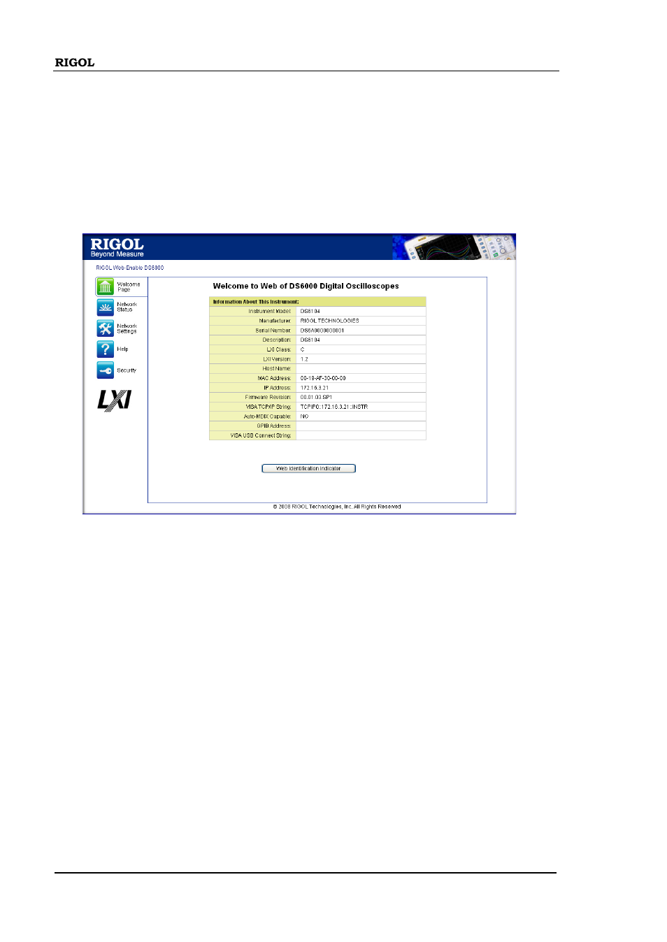 RIGOL DS6000 Series User Manual | Page 262 / 280