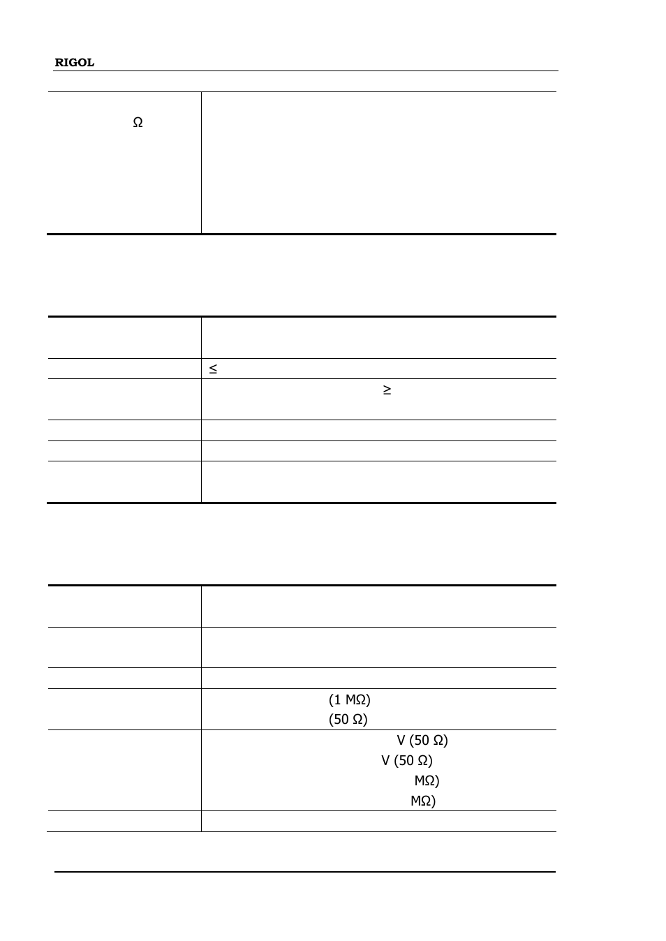 Horizontal, Vertical | RIGOL DS6000 Series User Manual | Page 268 / 280