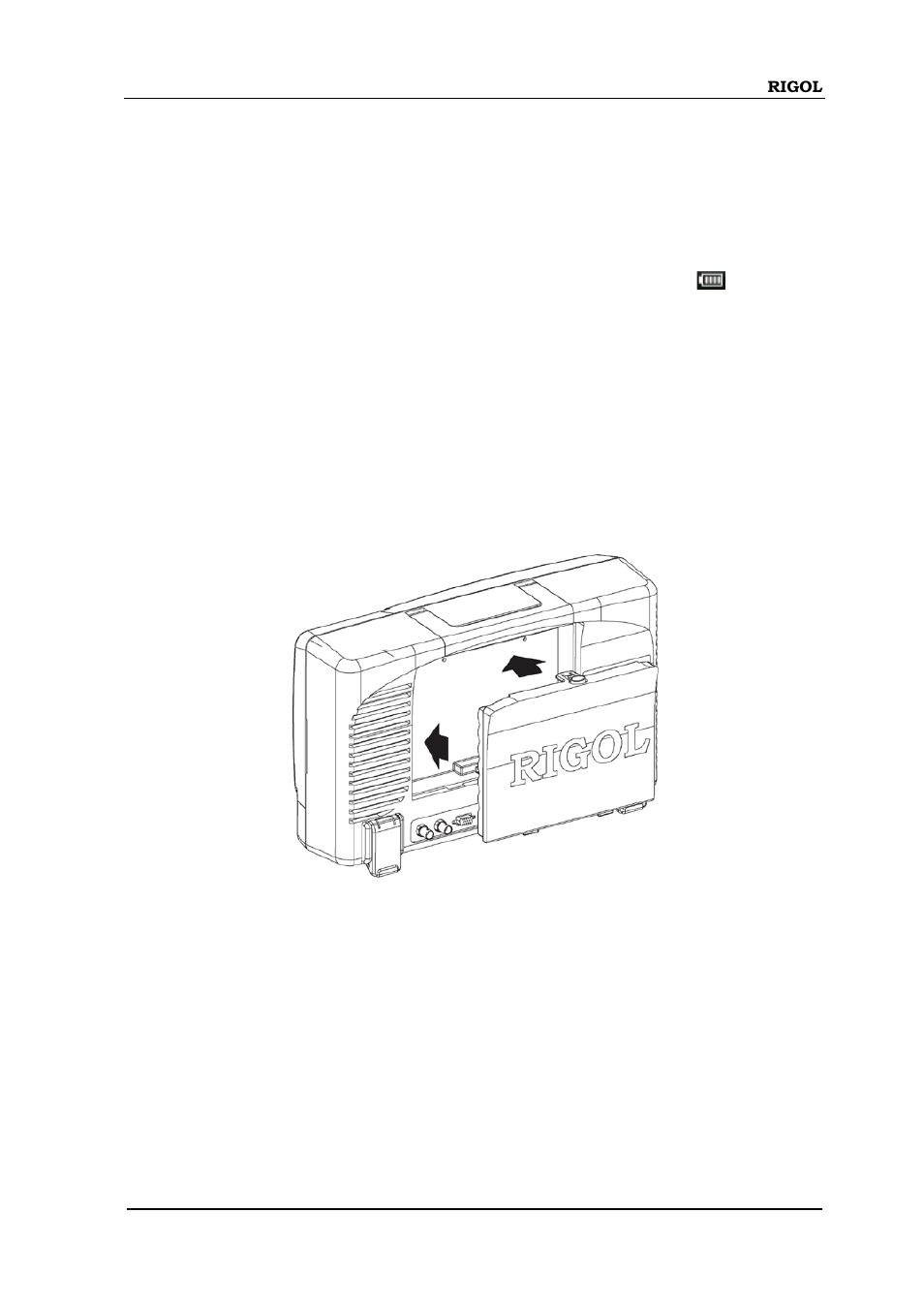 To use the battery, To use the battery -7 | RIGOL DS6000 Series User Manual | Page 29 / 280