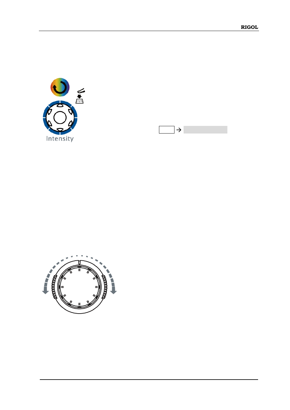 Knob, Navigation knob, Knob -21 navigation knob -21 | RIGOL DS6000 Series User Manual | Page 43 / 280