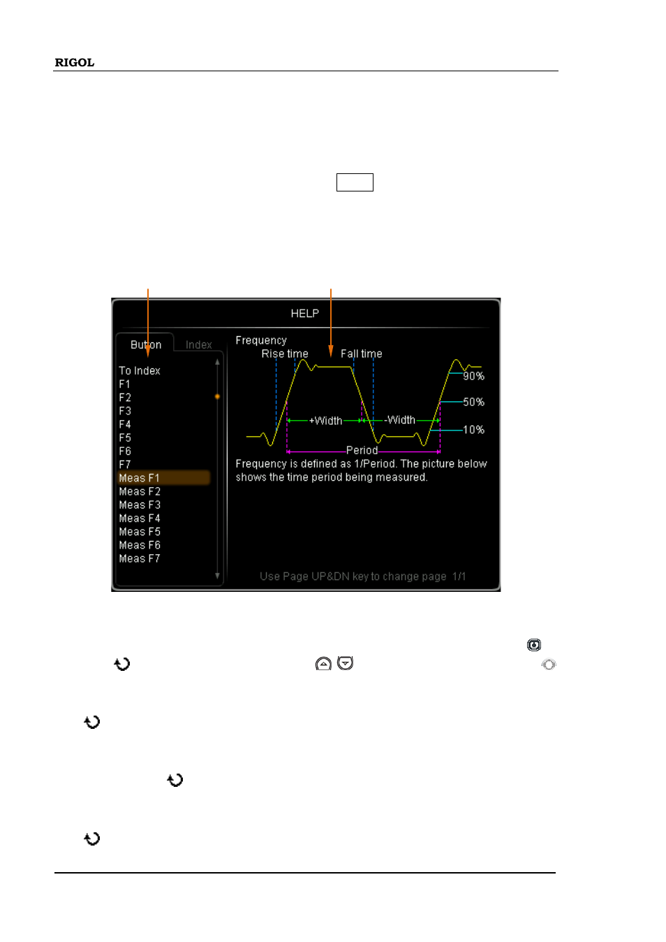 To use the built-in help system, To use the built-in help system -36 | RIGOL DS6000 Series User Manual | Page 58 / 280