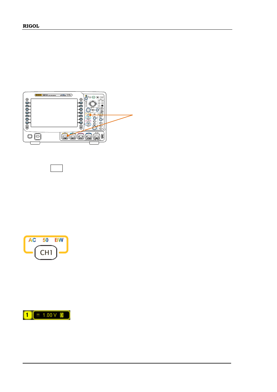 To enable the channel, To enable the channel -2 | RIGOL DS6000 Series User Manual | Page 60 / 280
