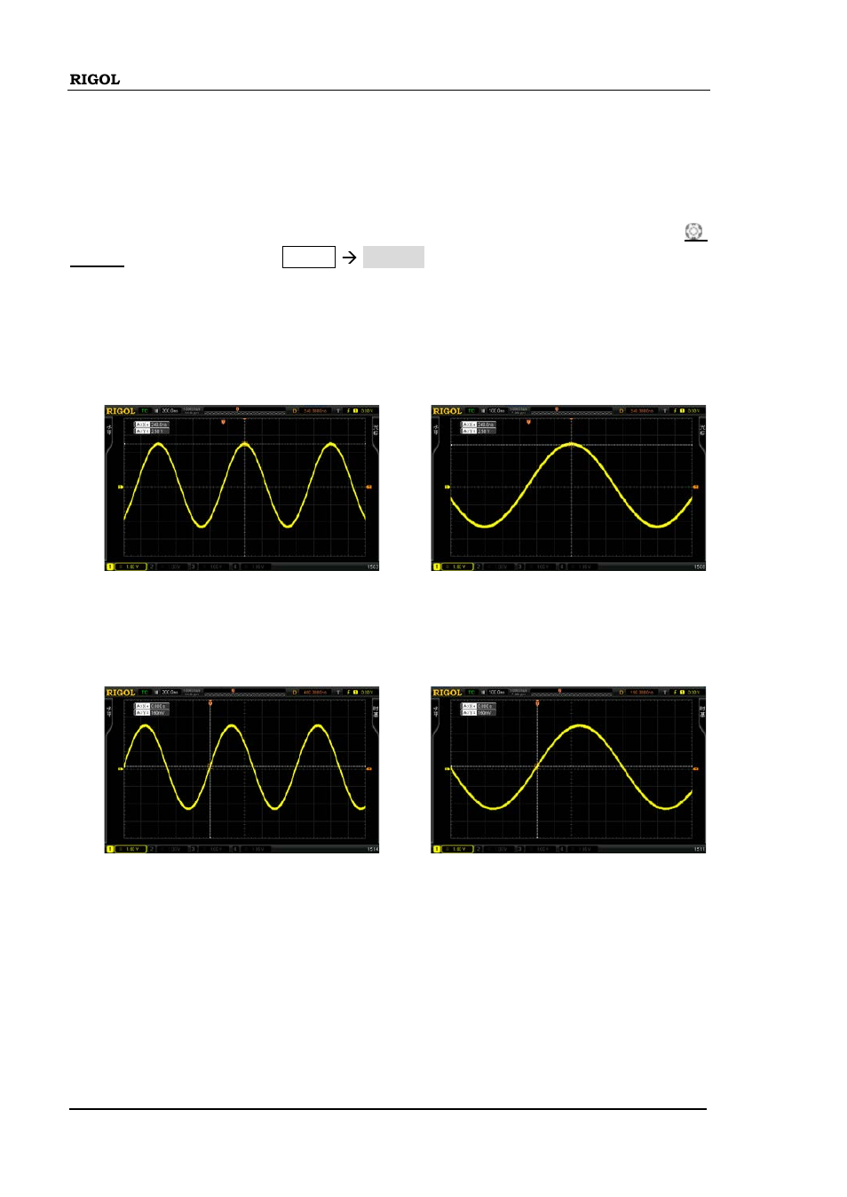 Horizontal reference, Horizontal reference -10 | RIGOL DS6000 Series User Manual | Page 80 / 280