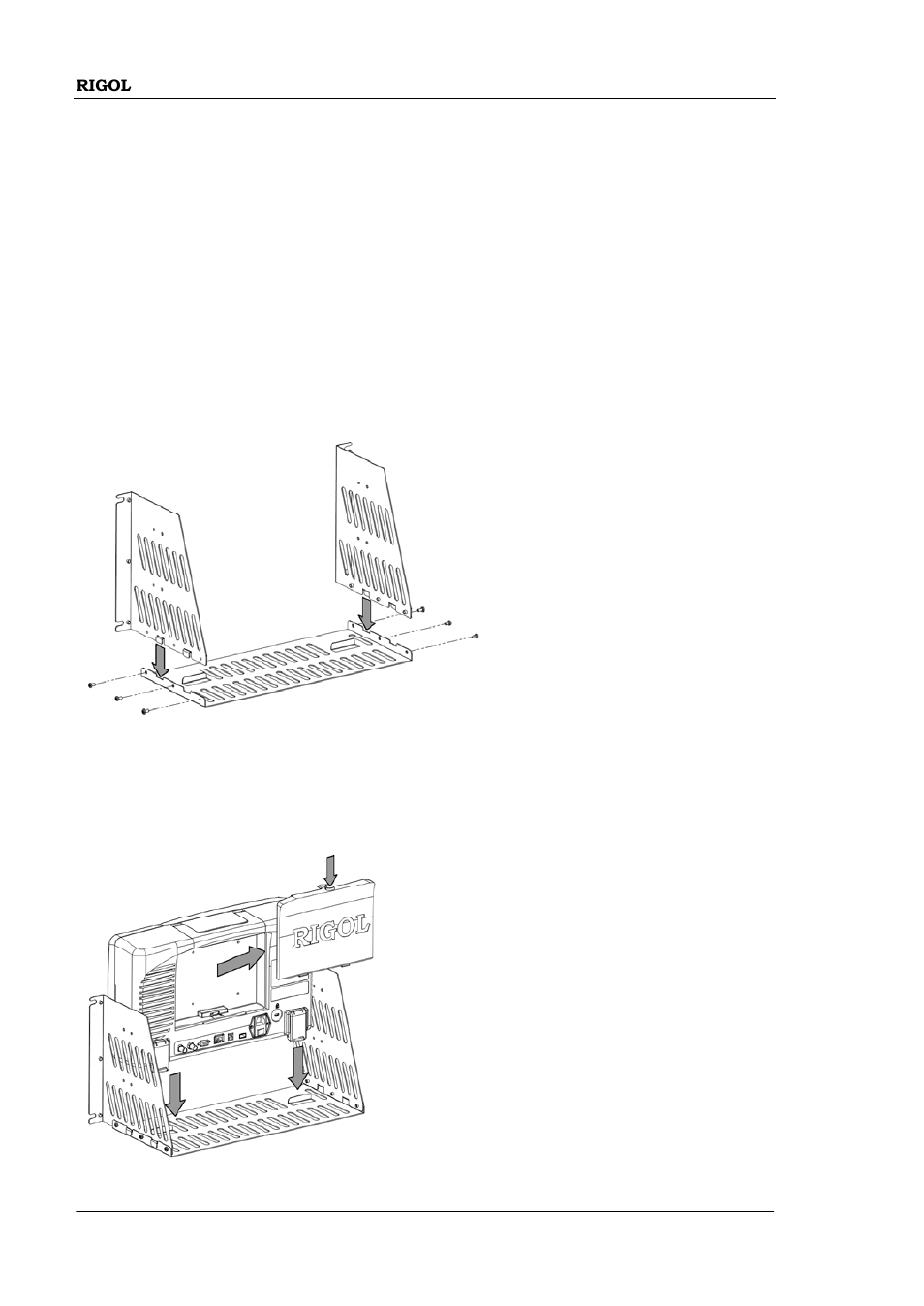 Installation procedures | RIGOL DS6000 Series User Manual | Page 74 / 79