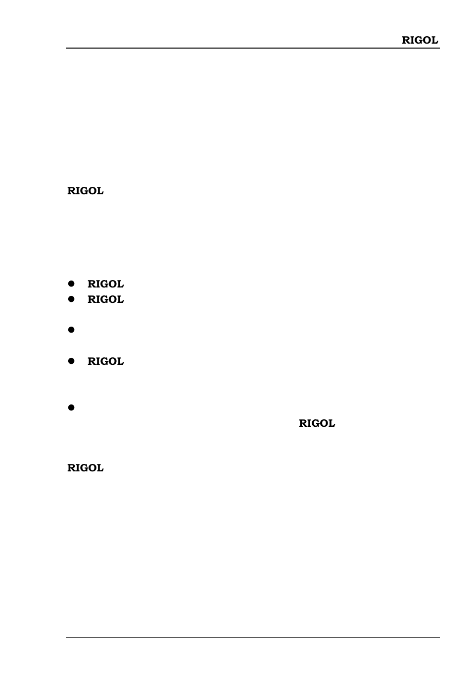 Guaranty and declaration | RIGOL DS6000 Series User Manual | Page 33 / 63